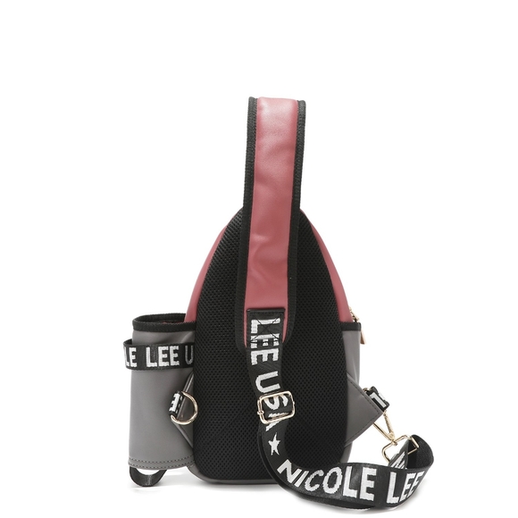 NEW Nicole Lee Sling Backpack Purse Together We Stand with Matching Wallet - Picture 8 of 8